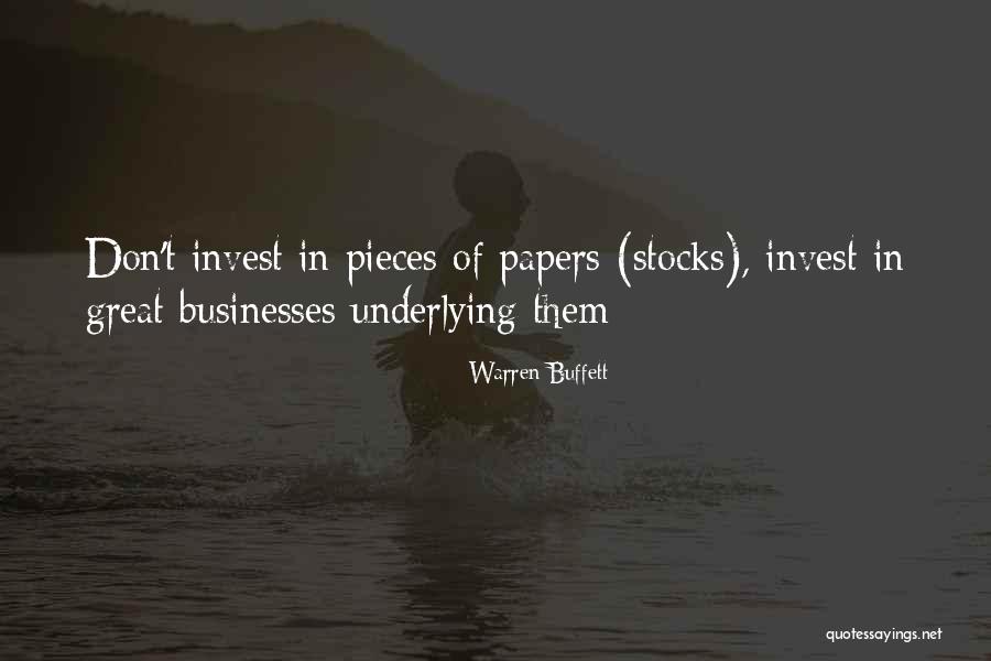Great Businesses Quotes By Warren Buffett Great Businesses Quotes By Warren Buffett