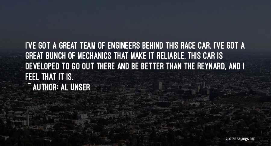 Great Car Quotes By Al Unser