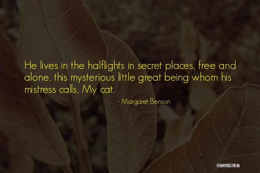 Great Cat Quotes By Margaret Benson Great Cat Quotes By Margaret Benson