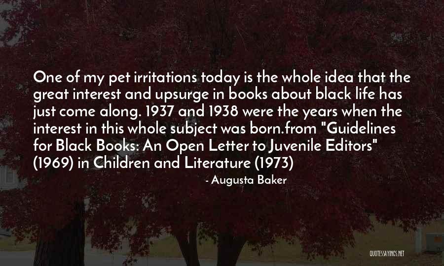 Great Children's Literature Quotes By Augusta Baker Great Children's Literature Quotes By Augusta Baker