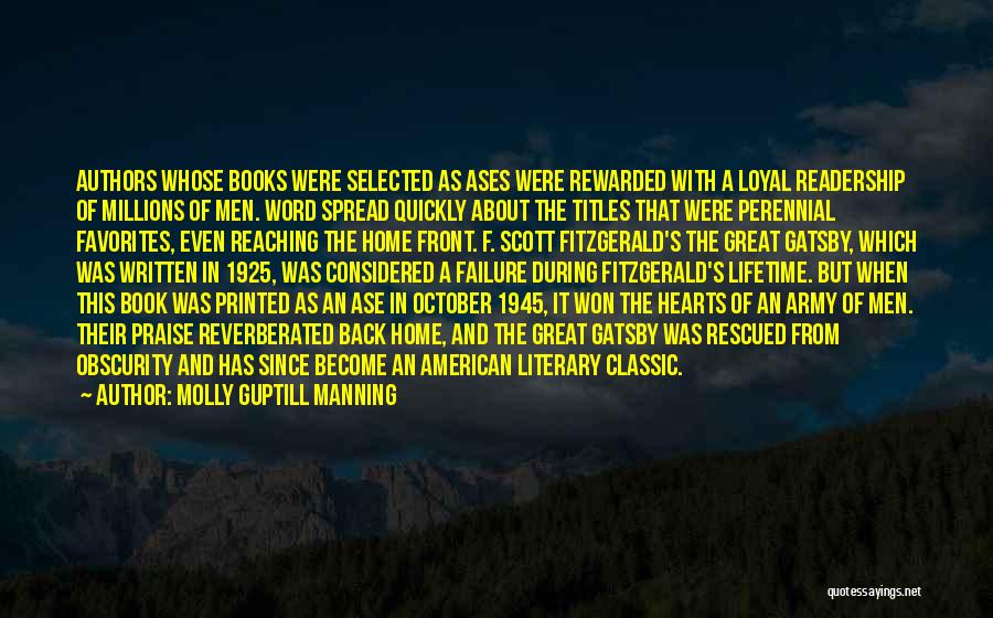 Great Classic Literary Quotes By Molly Guptill Manning