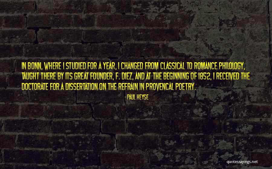 Great Classical Quotes By Paul Heyse Great Classical Quotes By Paul Heyse