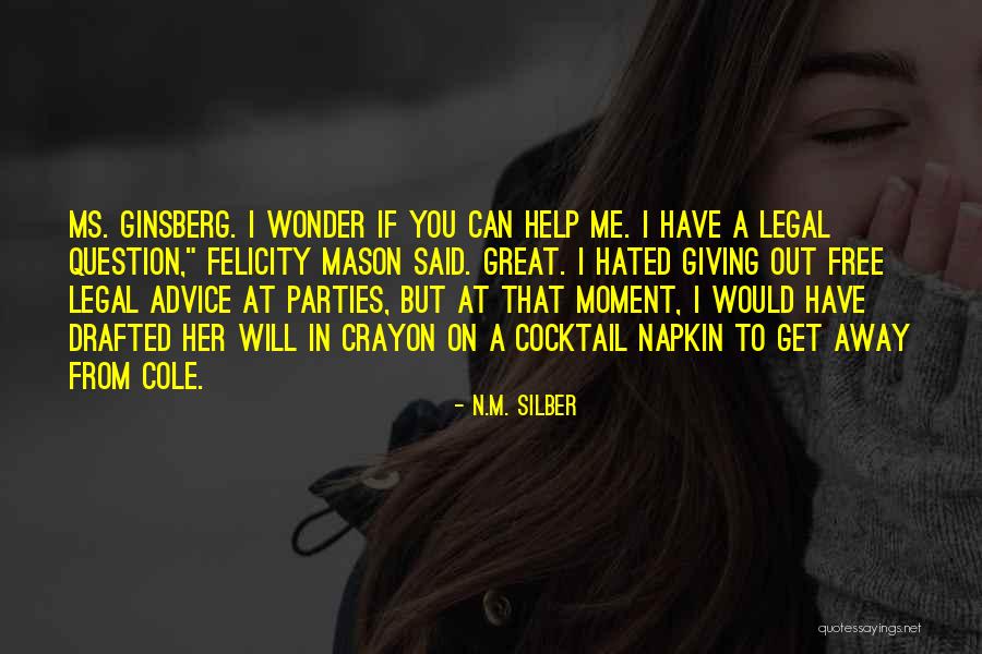 Great Cocktail Quotes By N.M. Silber Great Cocktail Quotes By N.M. Silber