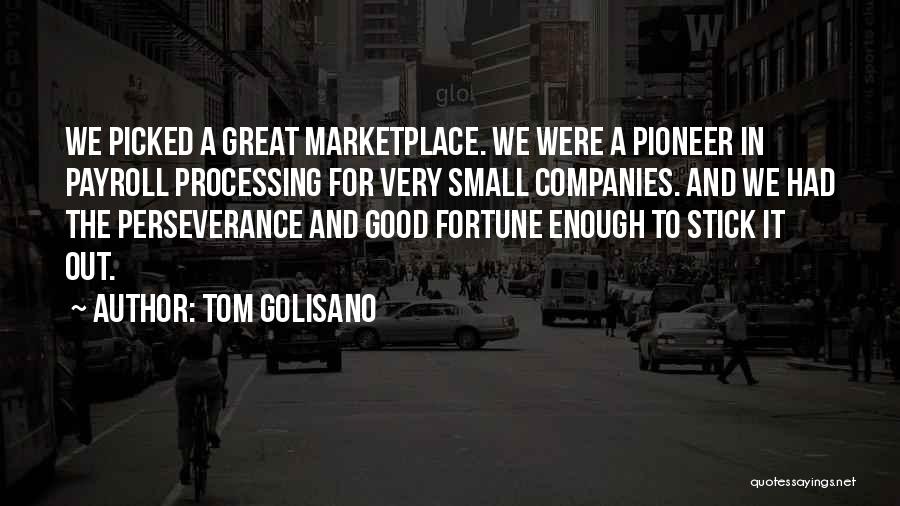 Great Companies Quotes By Tom Golisano