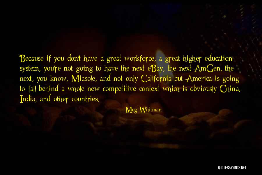 Great Competitive Quotes By Meg Whitman Great Competitive Quotes By Meg Whitman