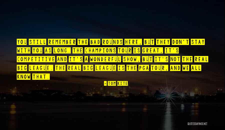 Great Competitive Quotes By Tom Kite Great Competitive Quotes By Tom Kite