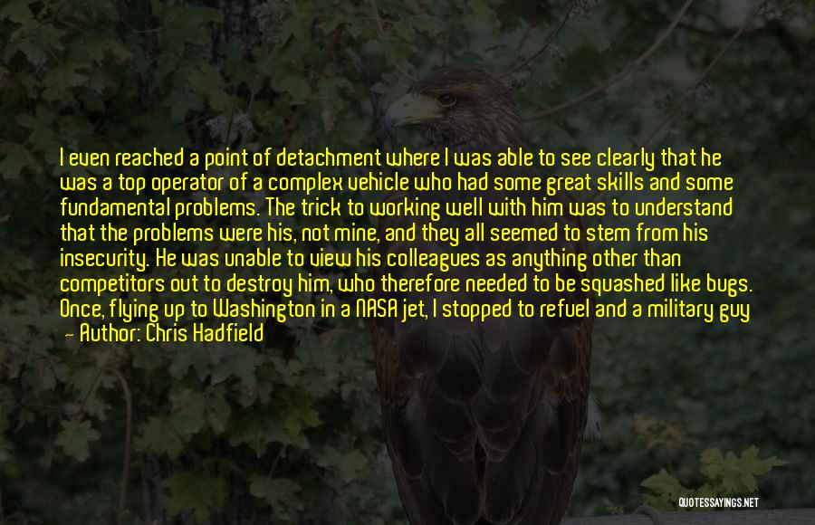 Great Competitors Quotes By Chris Hadfield