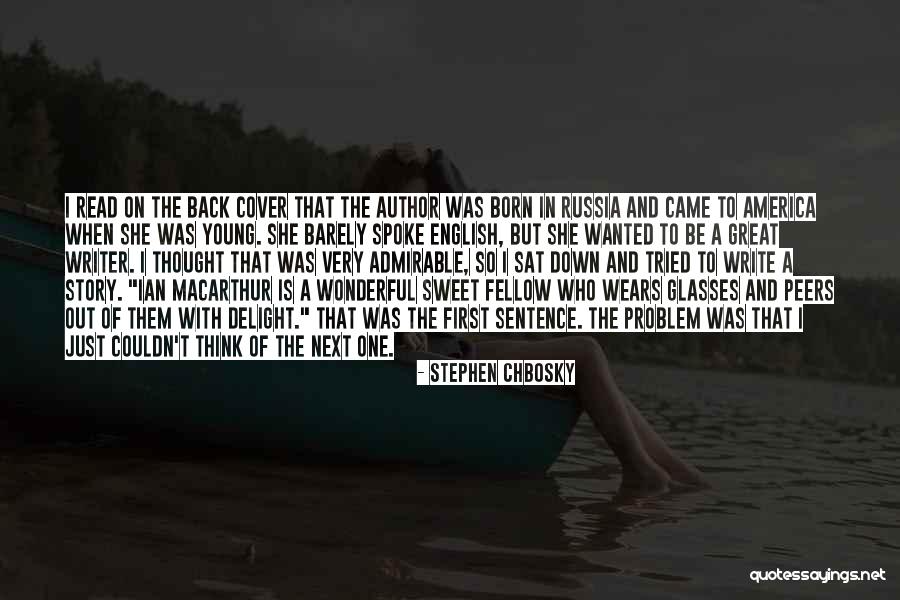 Great Cover Quotes By Stephen Chbosky Great Cover Quotes By Stephen Chbosky