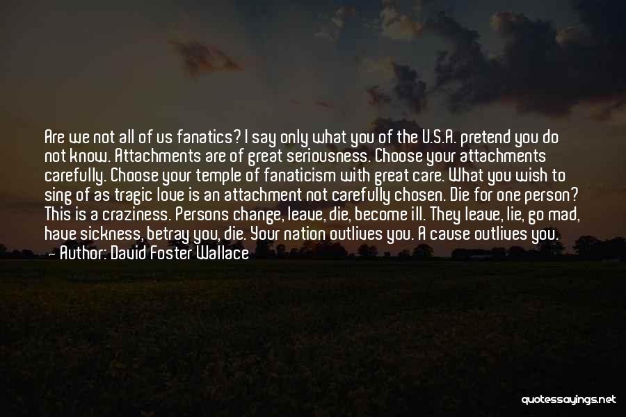 Great Craziness Quotes By David Foster Wallace