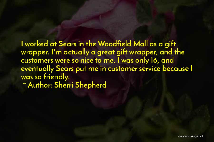 Great Customer Service-inspirational Quotes By Sherri Shepherd