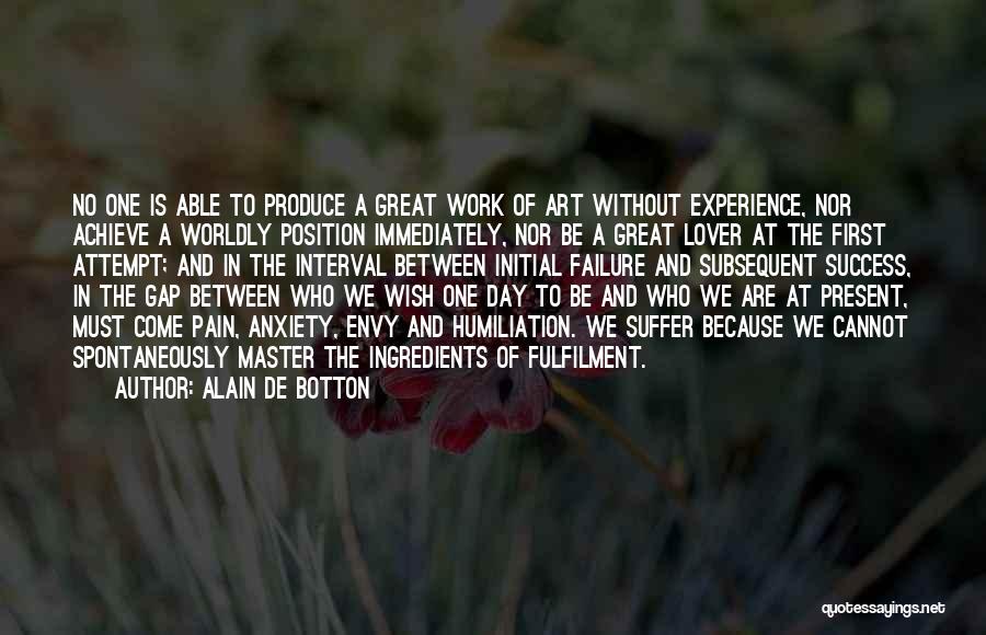 Great Day Work Quotes By Alain De Botton