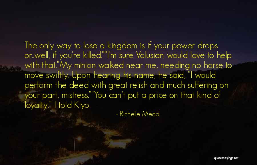 Great Deed Quotes By Richelle Mead Great Deed Quotes By Richelle Mead