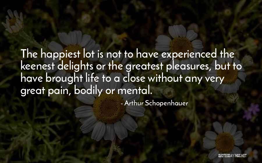 Great Delights Quotes By Arthur Schopenhauer Great Delights Quotes By Arthur Schopenhauer