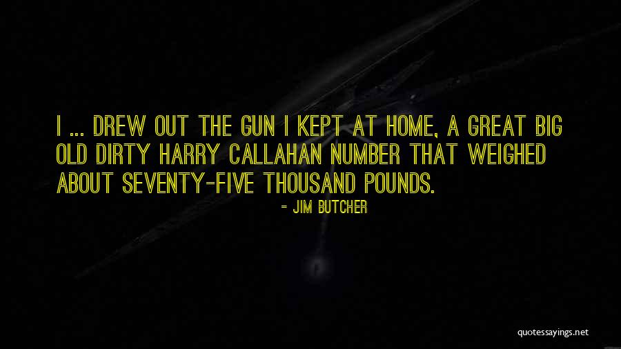 Great Dirty Harry Quotes By Jim Butcher