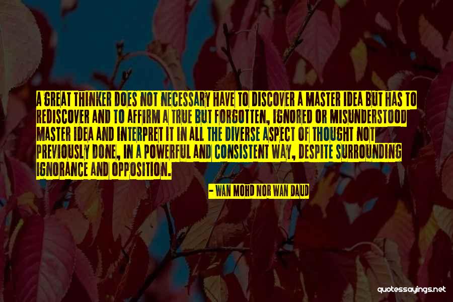 Great Discover Quotes By Wan Mohd Nor Wan Daud Great Discover Quotes By Wan Mohd Nor Wan Daud