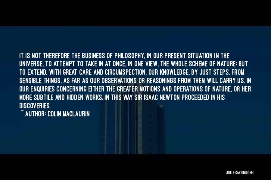 Great Discoveries Quotes By Colin Maclaurin