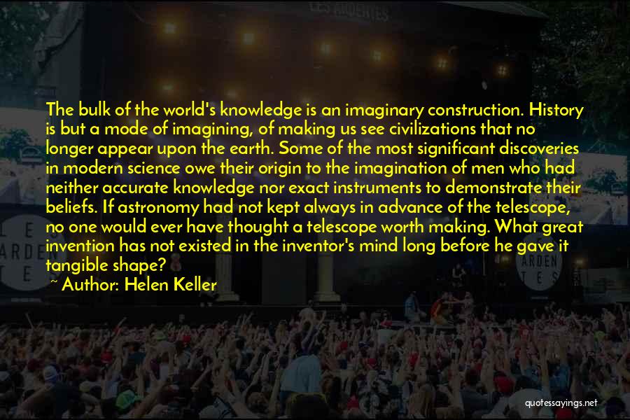 Great Discoveries Quotes By Helen Keller