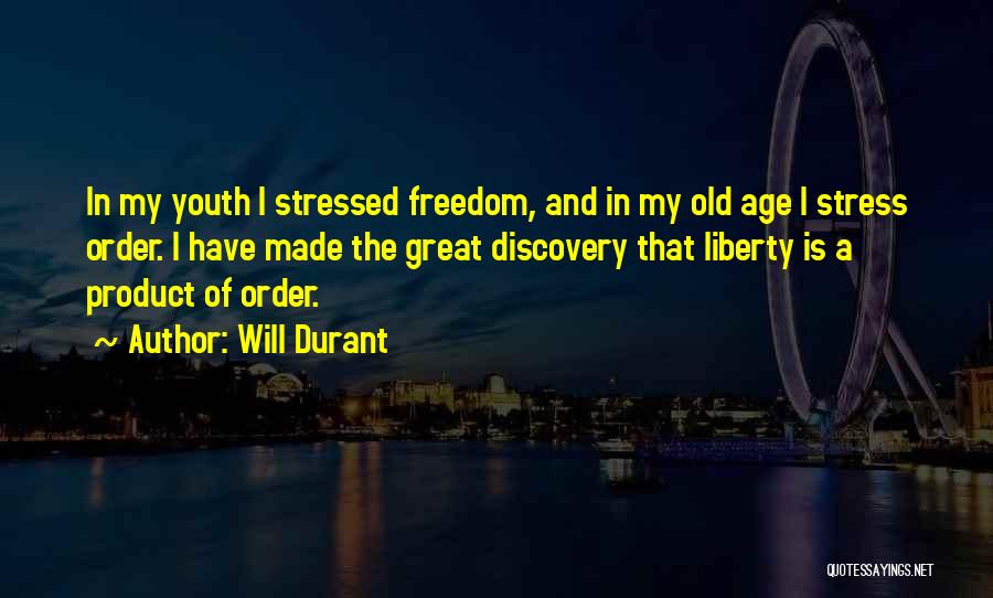 Great Discovery Quotes By Will Durant