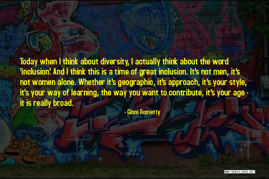Great Diversity Quotes By Ginni Rometty Great Diversity Quotes By Ginni Rometty
