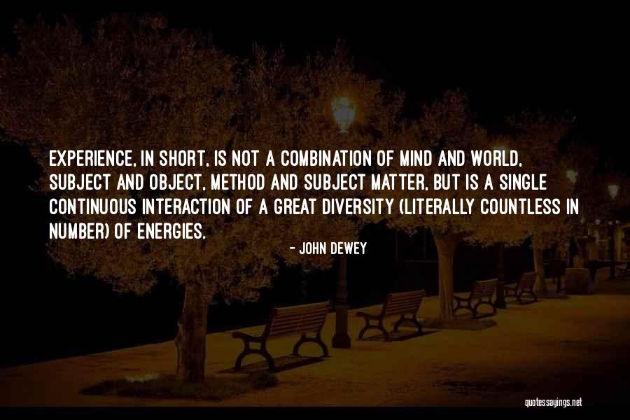 Great Diversity Quotes By John Dewey Great Diversity Quotes By John Dewey