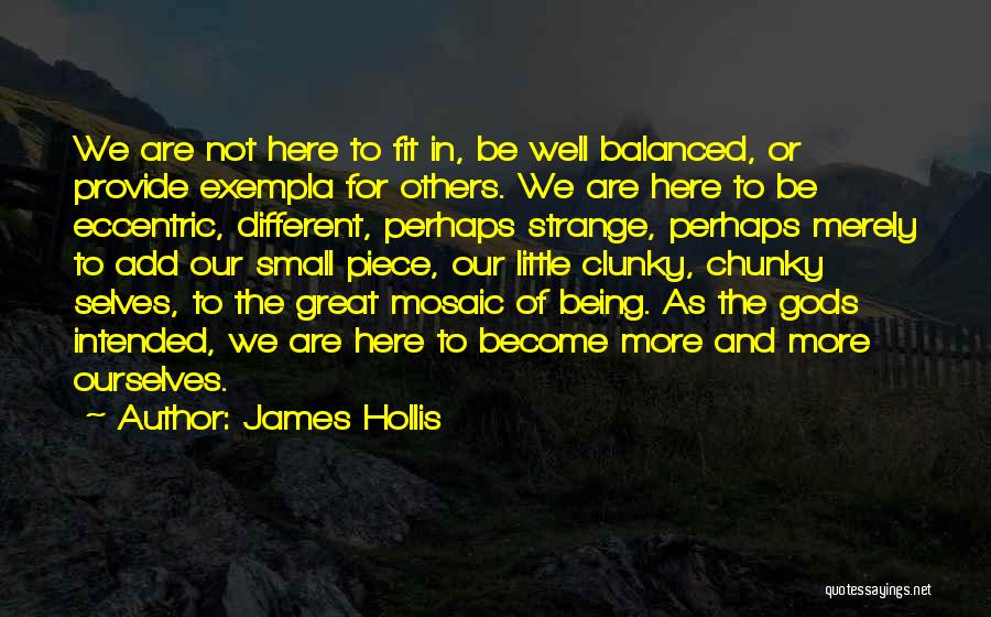 Great Eccentric Quotes By James Hollis