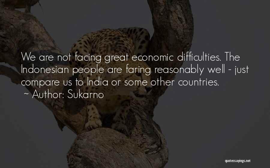 Great Economic Quotes By Sukarno