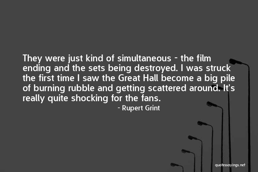 Great Ending Quotes By Rupert Grint Great Ending Quotes By Rupert Grint