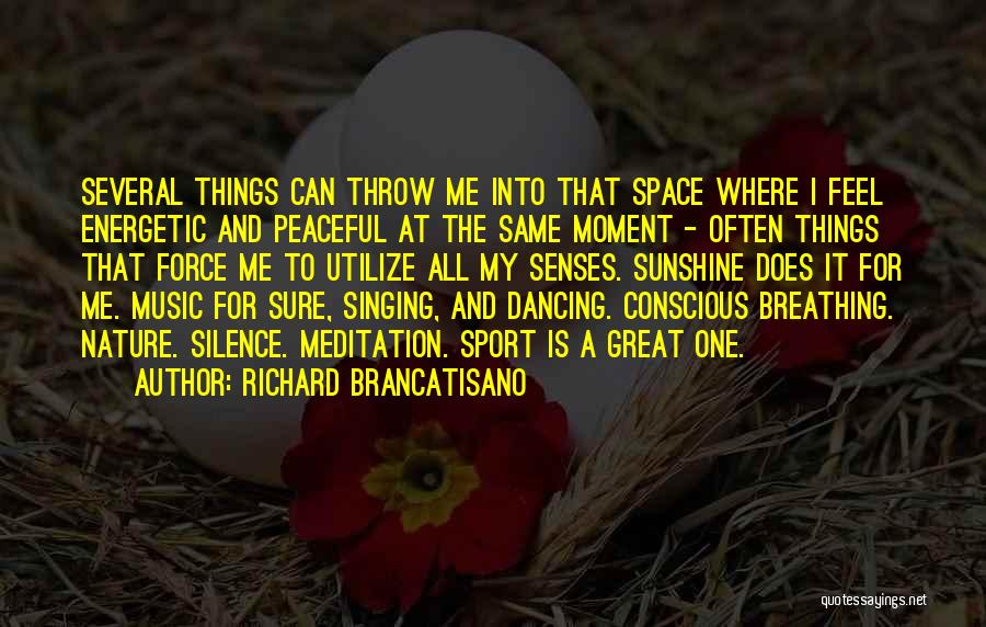 Great Energetic Quotes By Richard Brancatisano