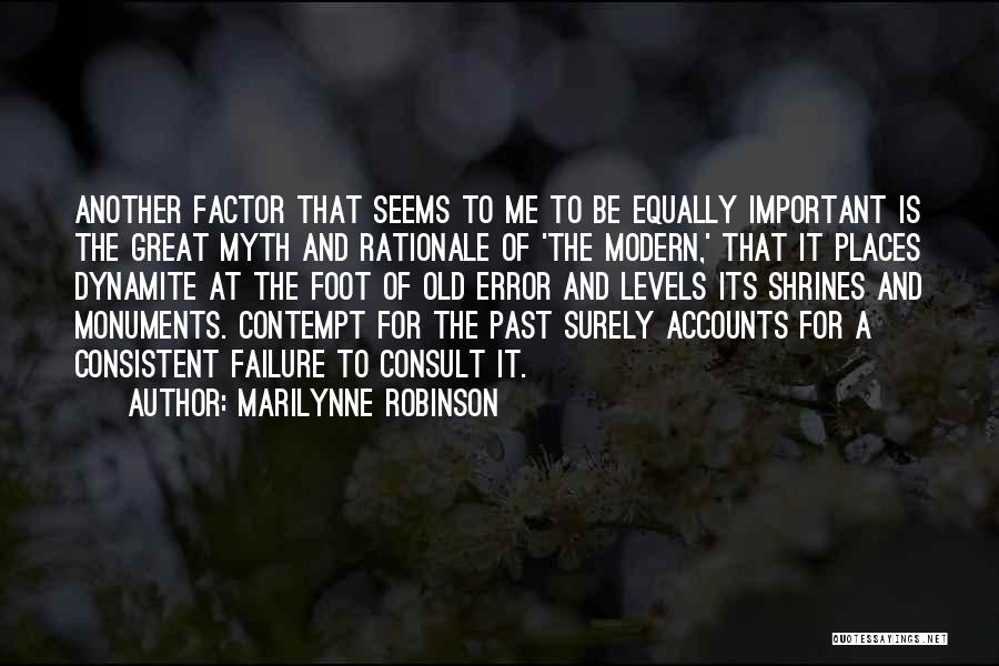 Great Error Quotes By Marilynne Robinson