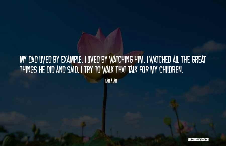 Great Example Quotes By Laila Ali Great Example Quotes By Laila Ali
