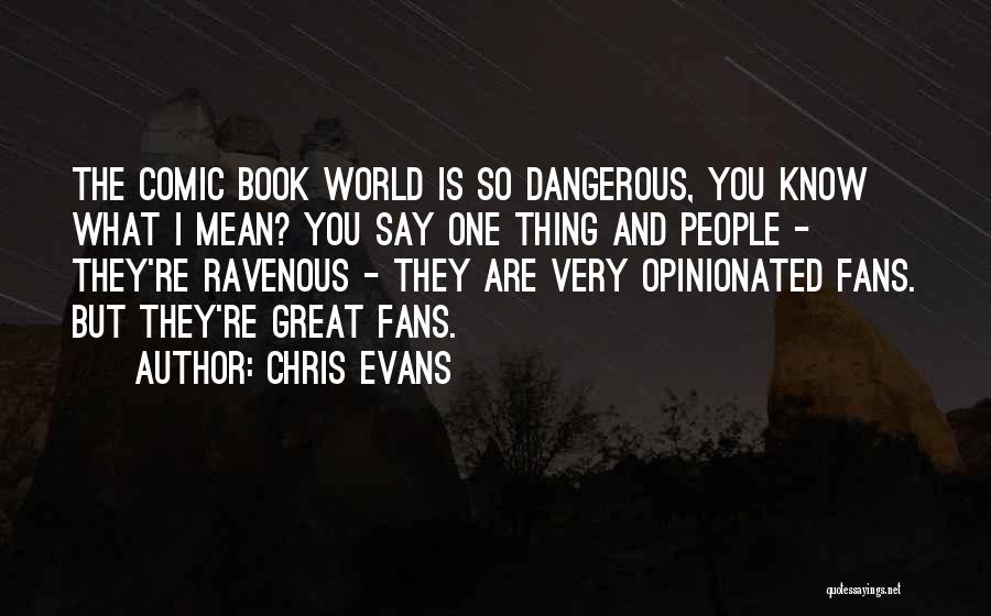 Great Fans Quotes By Chris Evans