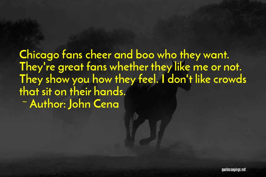 Great Fans Quotes By John Cena