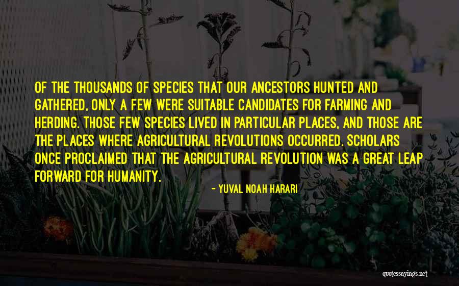 Great Farming Quotes By Yuval Noah Harari Great Farming Quotes By Yuval Noah Harari