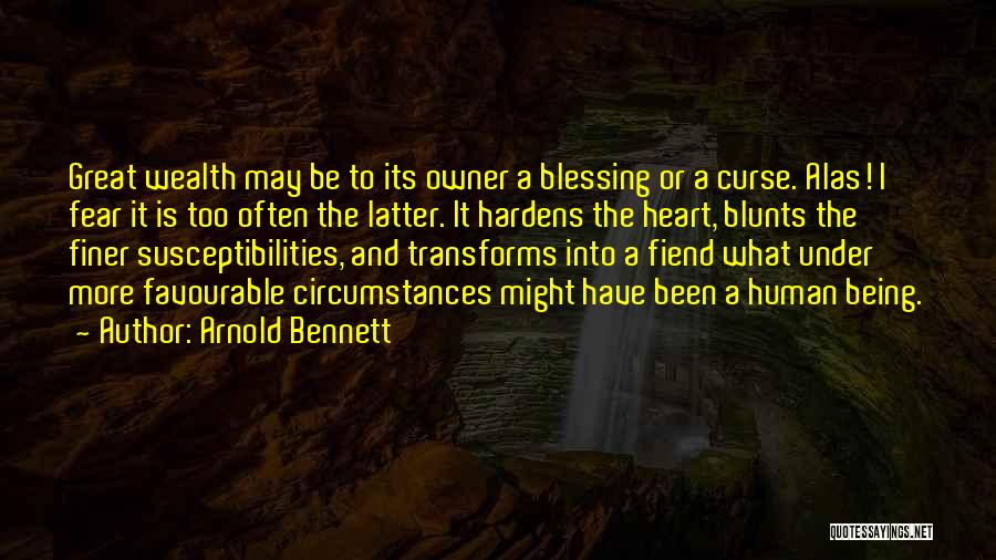 Great Favourable Quotes By Arnold Bennett