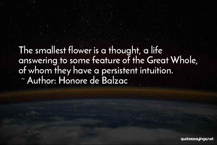 Great Feature Quotes By Honore De Balzac