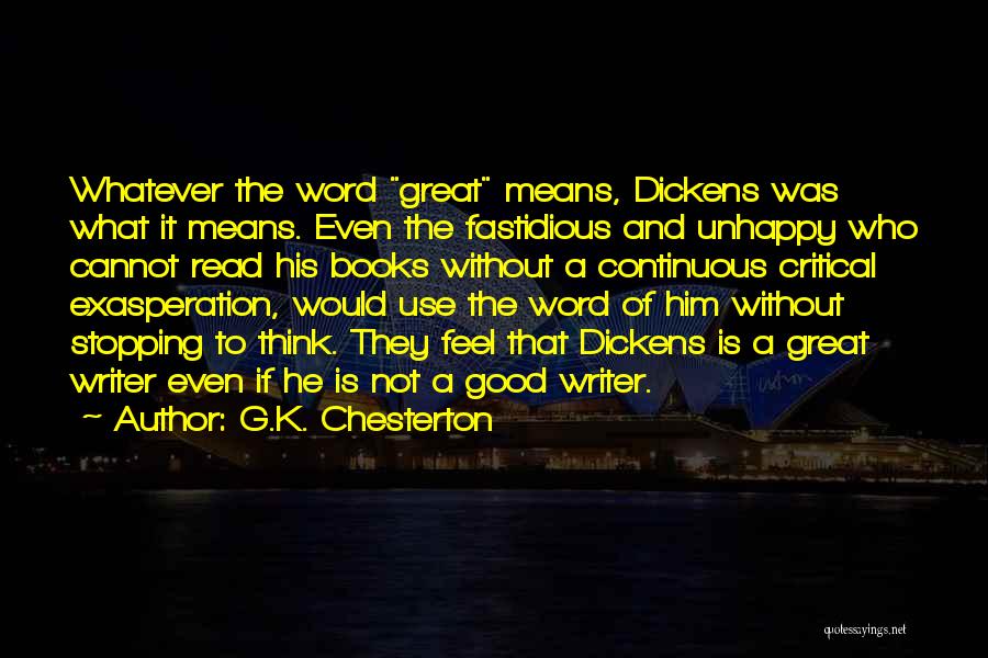 Great Feel Good Quotes By G.K. Chesterton