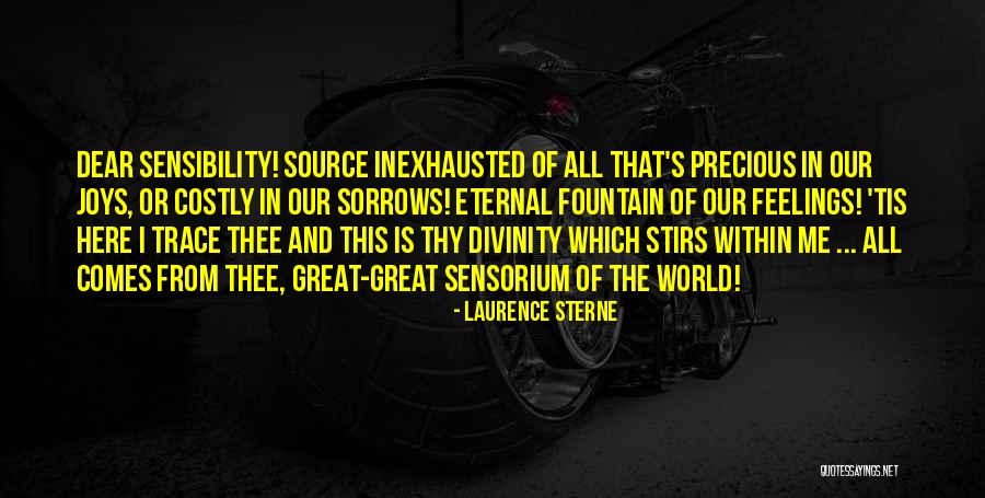 Great Feelings Quotes By Laurence Sterne Great Feelings Quotes By Laurence Sterne
