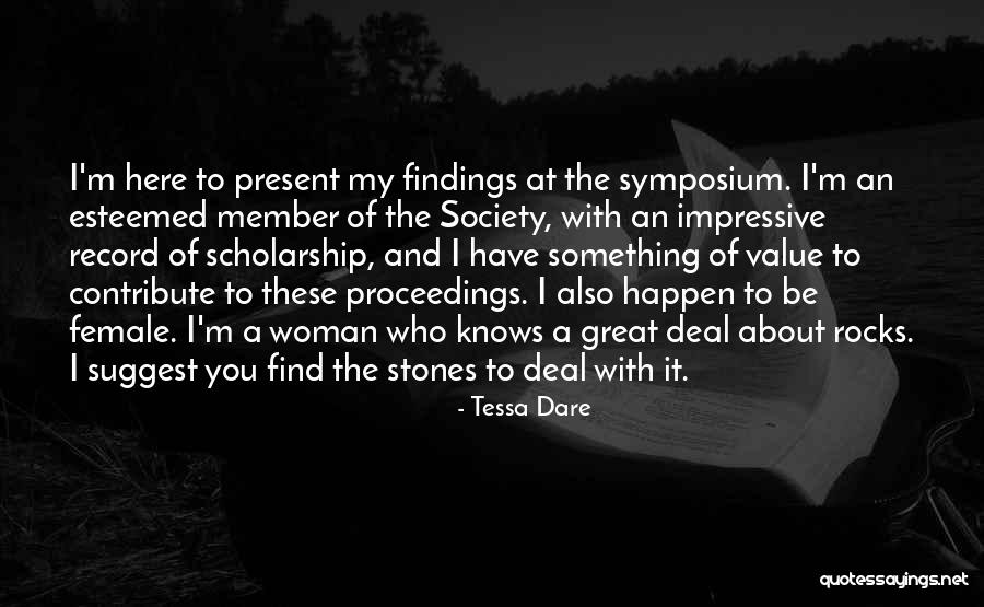Great Female Quotes By Tessa Dare Great Female Quotes By Tessa Dare