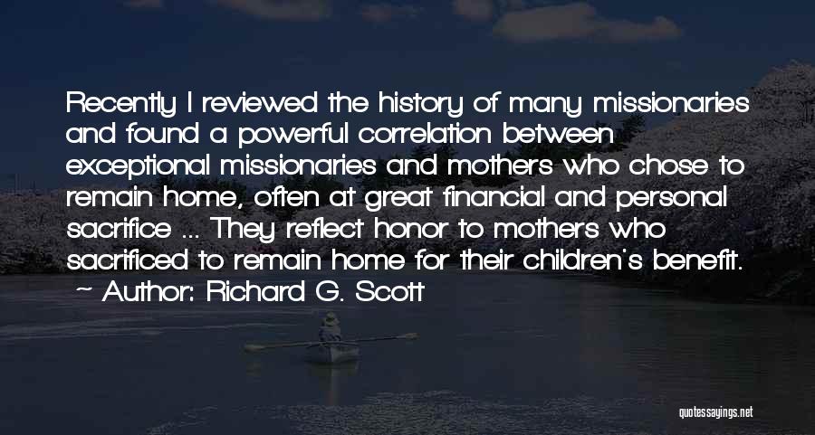 Great Financial Quotes By Richard G. Scott