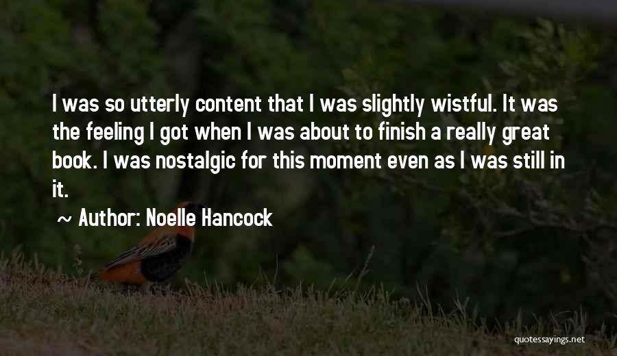 Great Finish Quotes By Noelle Hancock