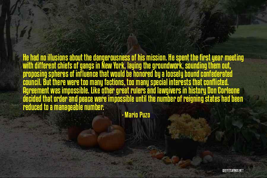 Great First Meeting Quotes By Mario Puzo Great First Meeting Quotes By Mario Puzo