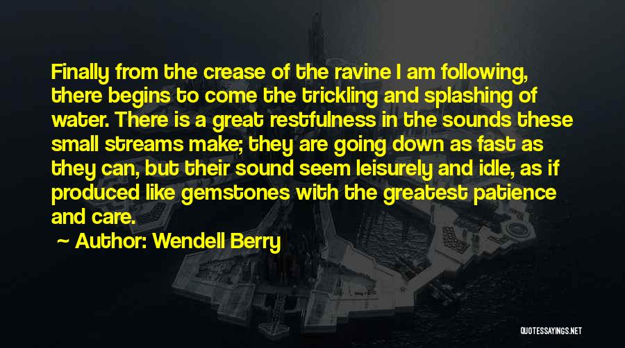 Great Fishing Quotes By Wendell Berry