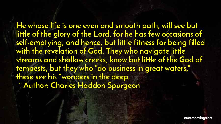 Great Fitness Quotes By Charles Haddon Spurgeon