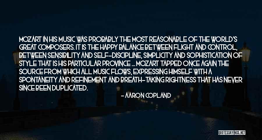 Great Flight Quotes By Aaron Copland Great Flight Quotes By Aaron Copland