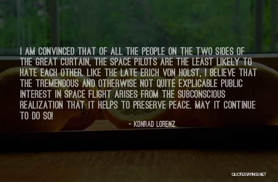 Great Flight Quotes By Konrad Lorenz Great Flight Quotes By Konrad Lorenz