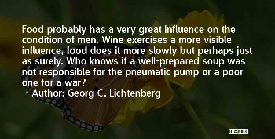 Great Food Quotes By Georg C. Lichtenberg