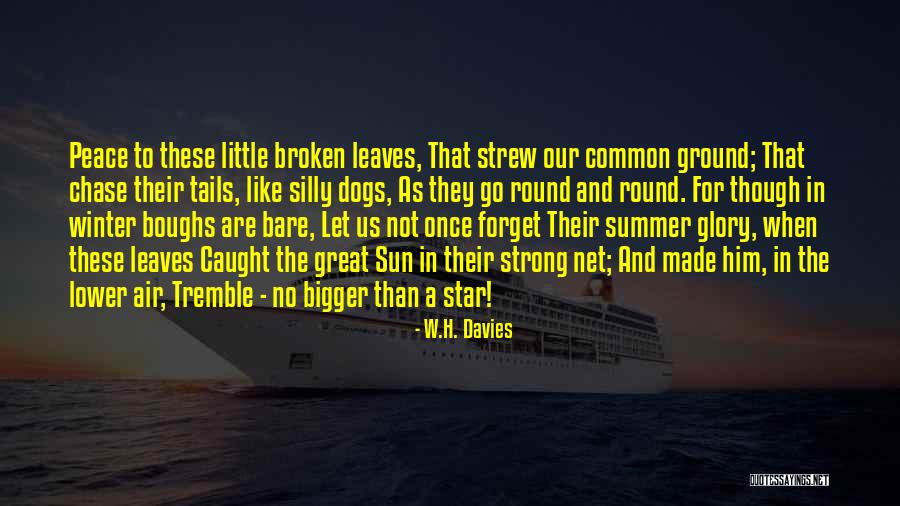 Great Forget Quotes By W.H. Davies