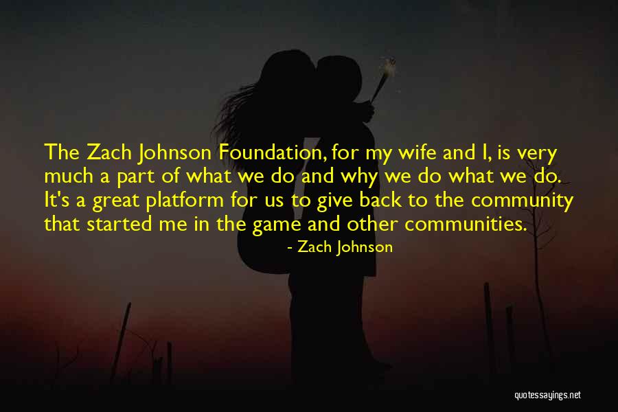 Great Foundation Quotes By Zach Johnson Great Foundation Quotes By Zach Johnson