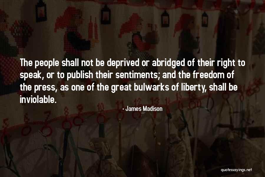 Great Freedom Quotes By James Madison Great Freedom Quotes By James Madison