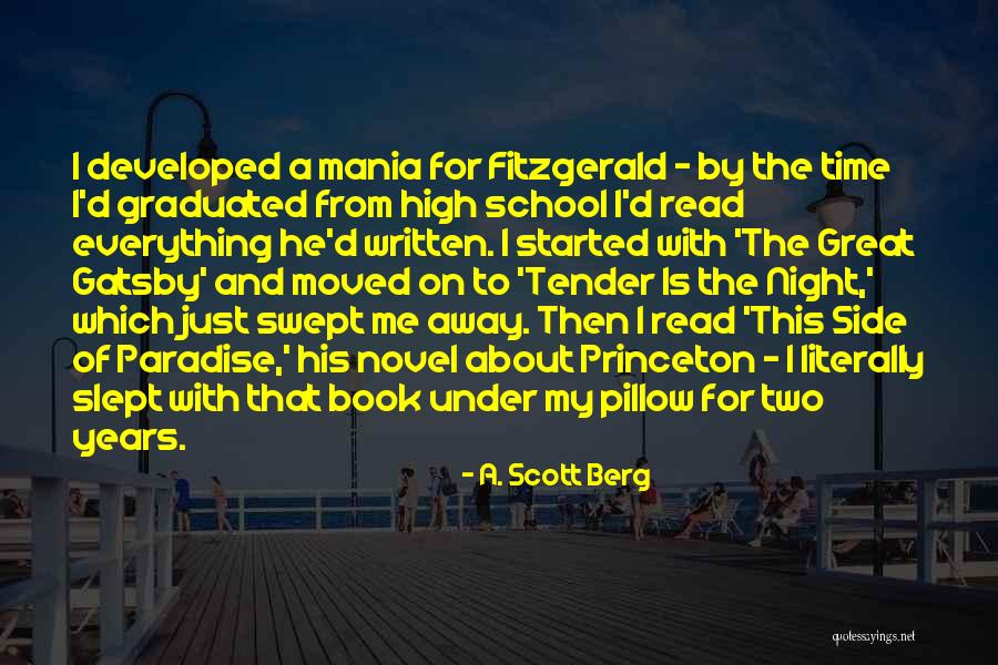 Great Gatsby Book Quotes By A. Scott Berg Great Gatsby Book Quotes By A. Scott Berg
